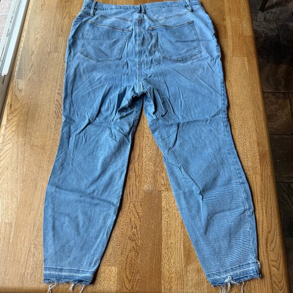 Good American Good Waist Jeans Released Hem Size 20 - Picture 5 of 11